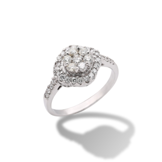 Encacing Diamond Ring