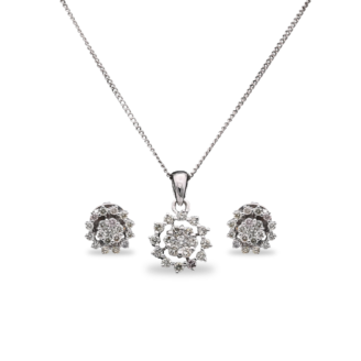 Adorable Diamond Pendant set