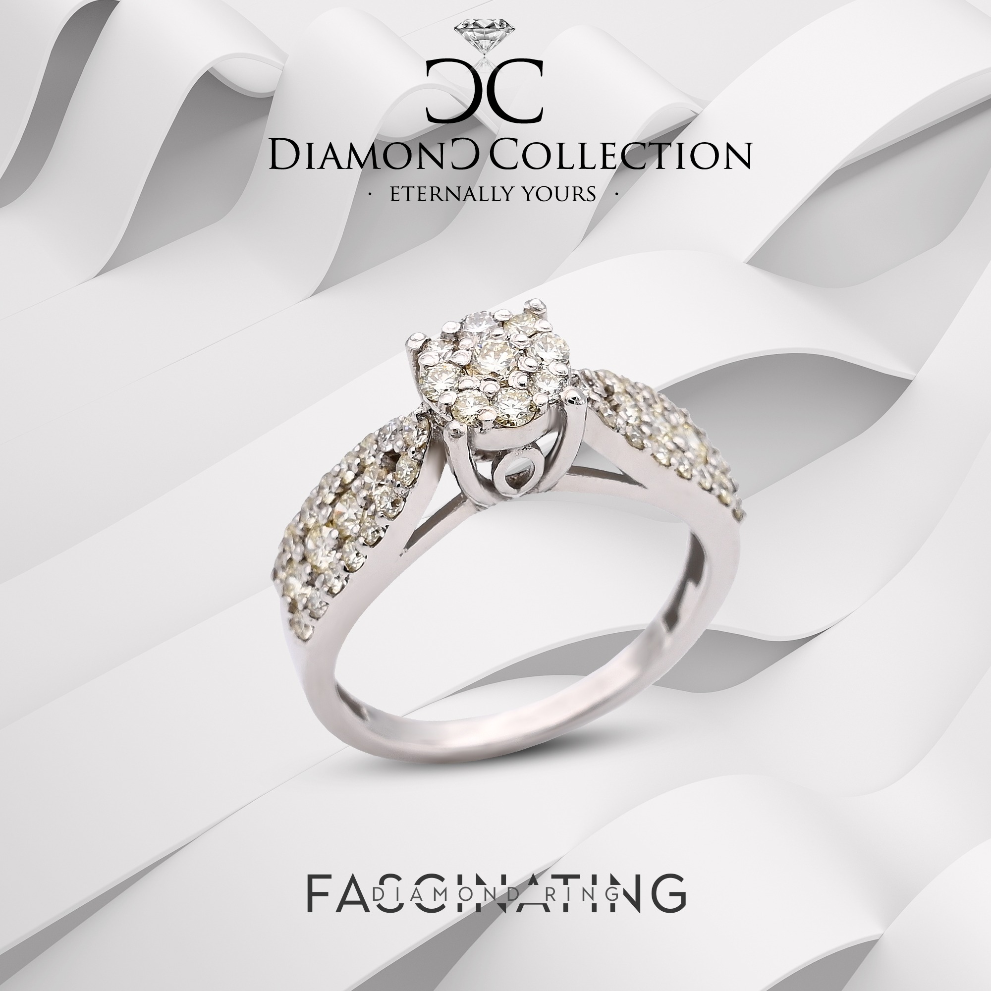 Faccinating Diamond Ring